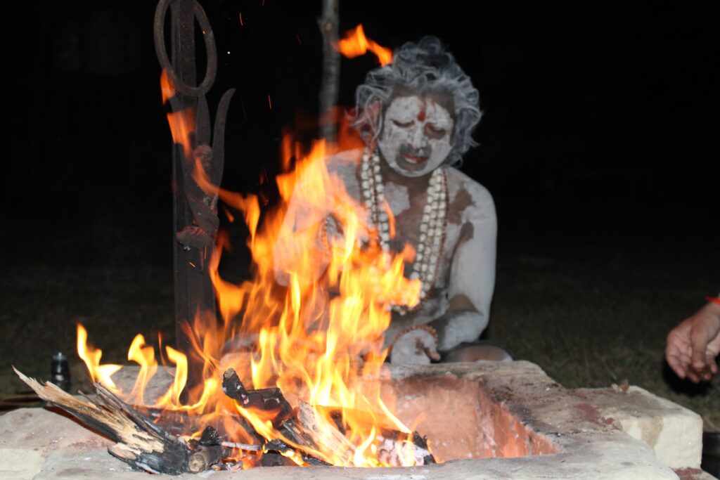 Tantra Sadhana being done by Sadgurudev Shri Taramani Ji